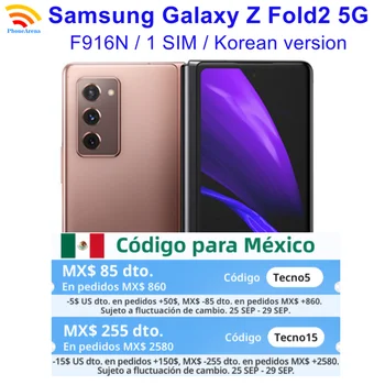 90% - ban Új Samsung Galaxy Z Hajtás 2 Fold2 5G F916N 7.6