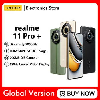 Globális verzió realme 11 Pro Plus 200MP OIS SuperZoom Kamera 6.7