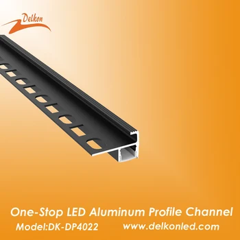 40*22mm Csempe Mable Edge LED Profil Alumínium Csatorna Extrudálás Pályán, Konyha, Fürdőszoba