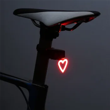 Kerékpár Lámpa 5 Világítás Rejtekhely Mód Kerékpár Lámpa, USB-Töltés LED Stroboszkóp Flash MTB Ülés Rack