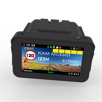 3 Inch Dashcam orosz Hang Autós GPS Kamera Radar Detektor Aláírás DVR FHD 1080P 140 Fokos Hangrögzítő Karadar K328SG