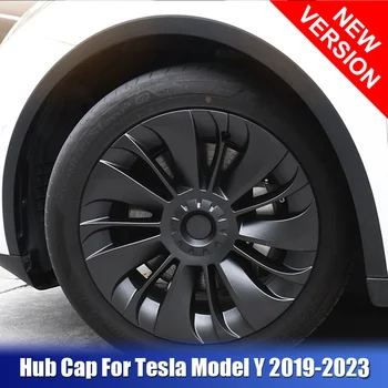 19 Inch Autó Hub Kap A Tesla Model Y 2019-2023 Kerék Caps Dekoratív Dísztárcsa Autógumi Fedezze Védelem Autó Tartozékok