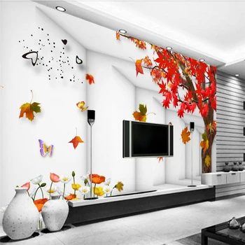 beibehang 3D-s nappali, TV, kanapé háttér falon festmény környezeti selyem szövet anyag háttérkép cucc de parede
