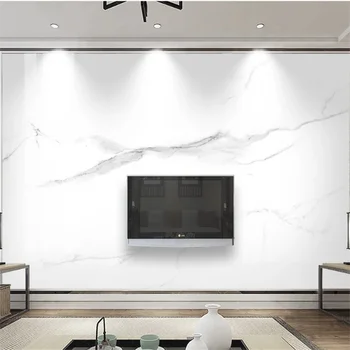 wellyu Egyéni háttérkép, 3d-s fehér, modern, világos luxus high-end jazz fehér márvány háttér fal nappali háttérképet