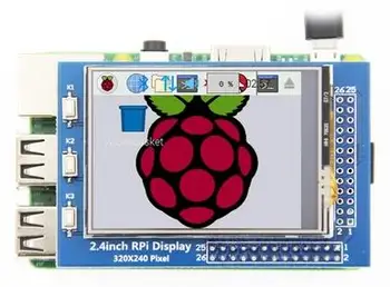 Raspberry Pi 3B+ 2.4 inch 26P SPI TFT LCD Képernyő Adapter Fórumon ILI9341 Meghajtó IC-320(RGB)*240 (Anélkül, hogy Raspberry Pi Igazgatóság)
