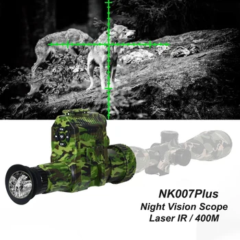 Digitális Vadász Kamera, Éjjel Nision IR Optika 1080P a Célkereszt a Riflescope Airsoft Kültéri éjjellátó Készülék NK007Plus