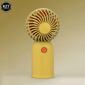 Mini Aranyos Gömb alakú Ventillátor, Kézi, USB Újratölthető Néma Hordozható Office Kis Ventilátor Hűvös Levegő Nagy Szél Szabadtéri Utazás Hűtő ventilátor