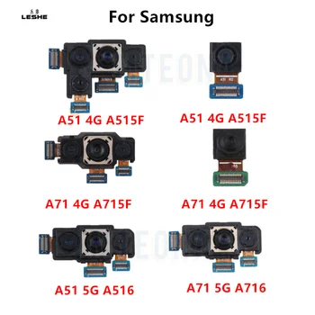 Eredeti Első Hátsó Kamera A Samsung Galaxy a51-es A71 4G 5G Hátsó Néző Hátsó Önarckép Elülső Kamera Modul Flex Alkatrészek