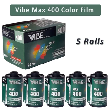 1Roll/5Roll/6Roll/10Roll VIBE Max 400 Színes Film ISO400 135 Negatív Film 27EXP/Roll HANGULAT 501F Kamera Érvényességi Period2025.06