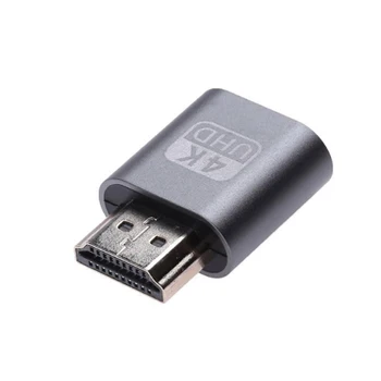 HDMI-kompatibilis Virtuális Kijelző 4K DDC EDID Dummy Kijelző Emulátor Cheat Adapter Támogatja a 3840 x 2160P A Bányászati Bitcoi