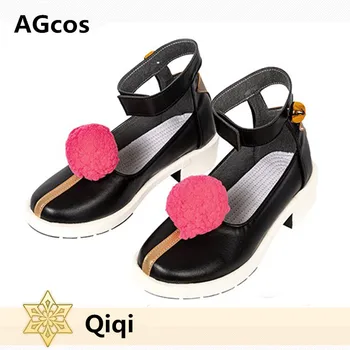 AGCOS Raktáron Genshin Hatása Qiqi Cosplay Cipő