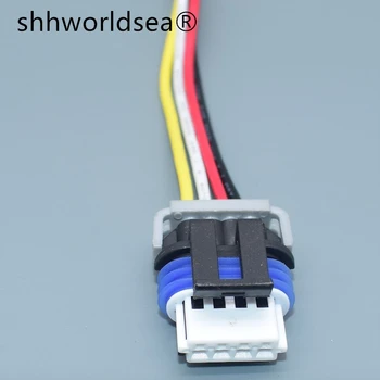 shhworldsea 4 tűs 1,5 mm női ház vízálló elektromos csatlakozó kábelköteg csatlakozó 15413116