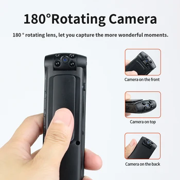 Új 1080P WiFi Hordható Mini DVR Kamera Test Hordozható Infravörös éjjellátó Kamera Videó Hangrögzítő Fotózás Test Cam