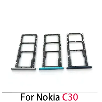 A Nokia C30 C31 SIM-Kártya Tálca Slot Jogosultja Adapter Aljzat Javítása Alkatrész