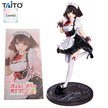 Raktáron 100% Eredeti TAiTO Kato Megumi Coreful Saenai Hősnő Nem Sodatekata 18 cm Gyűjthető Figura Anime Modell Játékok