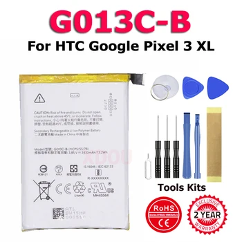 100% Új Telefon G013C-B Akkumulátor HTC Google G013C Pixel 3 XL Raktáron