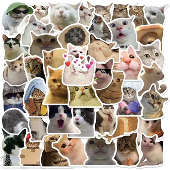 Cat Matricát, Aranyos, Szórakoztató Macska Rajongó Notebook Graffiti Scrapbook Mobiltelefon, Szórakoztató Rögzített Matricák