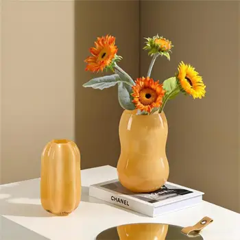 Lakberendezés Tartozékok Gyönyörű Szabálytalan Alakú Hidroponikus Váza Modern Nappali Asztal Díszek Dekoráció Virágtartó Üveg Ajándékok