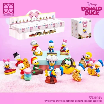Disney Donald Kacsa Család Sorozat Mystery Box Ábra Eredeti Disney Vak Doboz Donald Rajongók Mini Figurák Baba Eredeti Ajándékok, Játékok