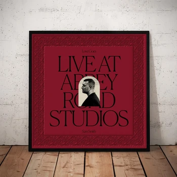 A szerelem Él, az Abbey Road Studios Zenei Album Borító Poszter Vászon Art Print Otthoni Dekorációs falfestés (Nincs Keret)