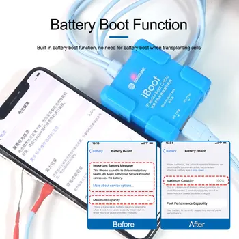 NAPSUGÁR iBoot, Mobiltelefon Javítás hálózati Kábel iPhone 6 14 Pro Max Eredeti Akkumulátor Adatok Egy Második Boot