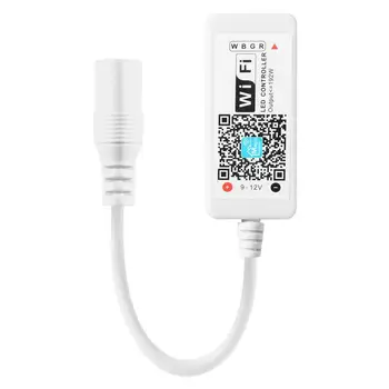 Mini WiFi RGBW LED Szalag Vezérlő iPhone, iPad, Android Okostelefon, Tablet 3528 5050 RGBW LED Szalag