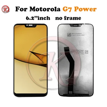 A Motorola Moto G7 Teljesítmény Kijelző LCD érintőképernyő Képernyő Digitalizáló moto g7 hatalom XT1955 Pantalla
