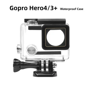 Vízálló tok Védi Keret Gopro Hero 4/3+ Kamera 30M, Búvárkodás, Snorkeling Ház Vízálló Doboz Gopro 4 Akció Tartozékok