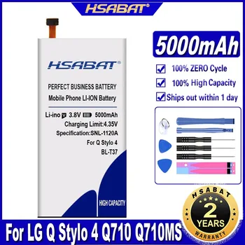 HSABAT 5000mAh BL-T37 Akkumulátor LG V40 Dolognál / Q710 Q8 2018 Q815L Q Stylo 4 Plusz Q710 Q710MS LM-Q710CS LM-Q710MS Akkumulátorok
