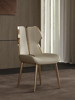 Olasz minimalista luxus-étkező székek, nappali, otthon, posztmodern háttámla székek, asztalok, székek