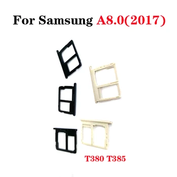 Sim-Micro Sd Kártya Tálca Jogosultja Adapter Csatlakozó A Samsung A8-As.0 2017 T380 T385