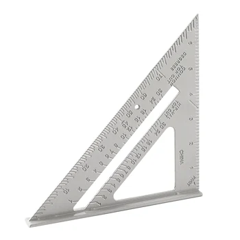 Rajz Eszköz Háromszög Vonalzó Ács Tér Sebesség Tér Elrendezés Eszköz Mérési Eszköz, Háromszög Vonalzó Alumínium Ötvözet 45° 90°