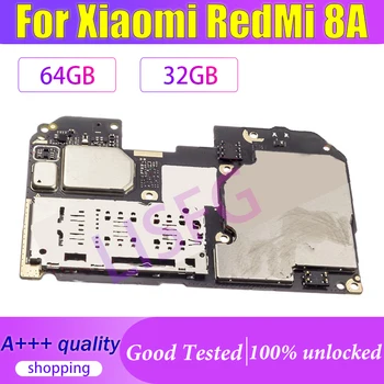 64G A Xiaomi HongMi RedMi 8A Alaplap Alaplap Logikai kártya Eredeti Globális Verzió Jól Működik Nyitva Fő Áramkörök Igazgatóság