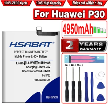 HSABAT 4950mAh HB436380ECW Akkumulátor, Huawei P30 Akkumulátor ELE-L09 ELE-L29 ELE-AL00 ELE-TL00
