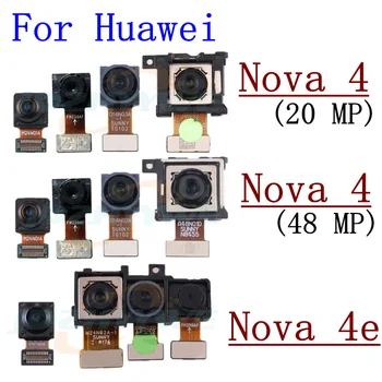 Eredeti Tesztelt Vissza Nagy Hátsó Fő Kamera Modul A Huawei Nova 4 4e Nova4 Nova4e Kis Szemben Elülső Kamera Flex Kábel