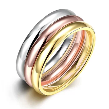 Hainon Szivárvány Gyűrű Szett Nők számára 316L Rozsdamentes Acél Gyűrű Szerelem Örökké Ujj Gyűrű, Ékszerek, Divat Férfi jegygyűrű, Gyűrű Készlet