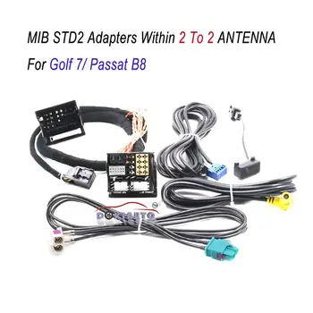 MIB STD2 ZR NAV-Fedezze fel Pro Rádió Adapter Kábel Vezeték heveder 2 2 kábel Golf 7 MK7 Passat B8 Tiguan MQB AUTÓ