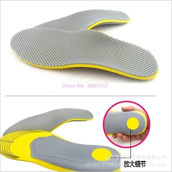 a dhl 100-as 3D Prémium Kényelmes Ortopédiai lapos láb Talpbetét TPU Ortopéd Talpbetét Cipő helyezze be Arch Támogatása pad