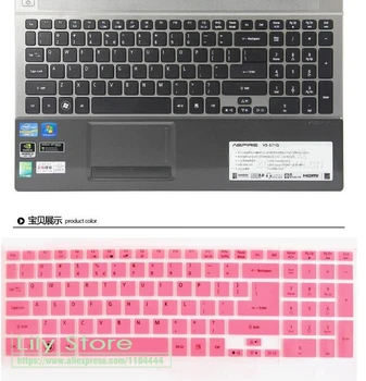 Laptop Billentyűzet eltakarja a Védő Bőr Védő Acer Aspire V3-771G-E5-572G Es1-531 Ex2519 Ek-571G 5830T 5830Tg 15 Inch