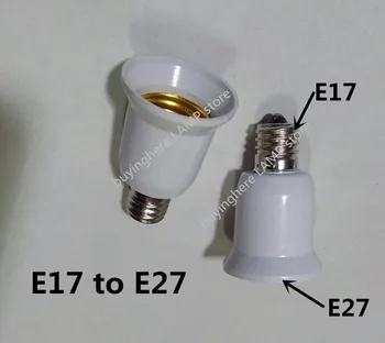 lámpa bázis E17 sor, hogy E27 lámpa jogosult fordulni E17 Lámpa fej átalakító E17 sor, hogy E27 Lámpa aljzat adapter E17, hogy e27