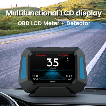Head Up Display Autó Hud Automatikus GPS Sebességmérő OBD2 Rendszer Nyomtávú Projektor Gyorsulás Teszt Autó Elektronikai Tartozékok