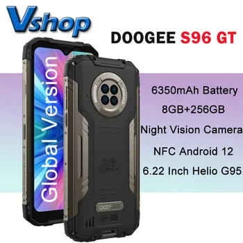 DOOGEE S96 GT Feloldása Mobil 8 GB+256 gb-os Masszív Mobiltelefon éjjellátó Kamera 6.22