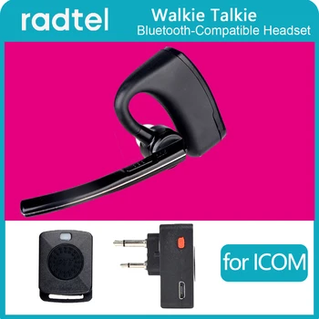 Walkie talkie Bluetooth-Kompatibilis Fülhallgató, Kihangosító AV Fülhallgató a ICOM IC-V82 IC-V85 IC-F3000 F3001 F3002 F3003 F3011 F4011