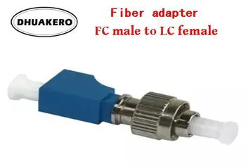 ingyenes szállítás AB37B FC férfi-LC női 20db SM mód optikai csatoló karimás csatlakozó adapter