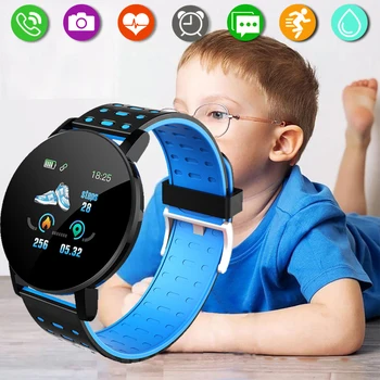 A gyermekek Sport Intelligens Karóra Led Digitális Óra Vízálló Smartwatch Gyerekek pulzusmérő Fitness Tracker Vigyázz, Fiú s Lány