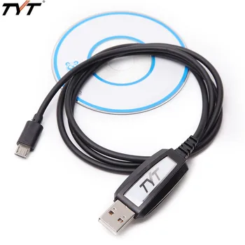 Eredeti TYT TH-9800Plus USB Programozási Cable Driver CD Win10 Mobil Rádió TYT TH-9800 Plusz E-7800 M-8600 autórádió