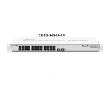A Mikrotik CSS326-24G-2S+RM 24 port Gigabit Ethernet-Kapcsoló Két SFP+ Portokkal 1U Hálózati Kapcsoló