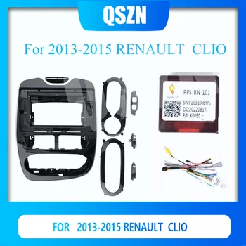 10 Inch 2 Din autórádió-DVD Telepítés Fascias Panel 2013-2015 RENAULT CLIO Audio Dash Alkalmas Panel Dash Trim Kit Keret