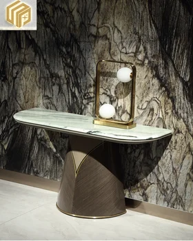 Háztartási modern nappali márvány tornácon bejegyzés dekoratív szekrény bútor testreszabási