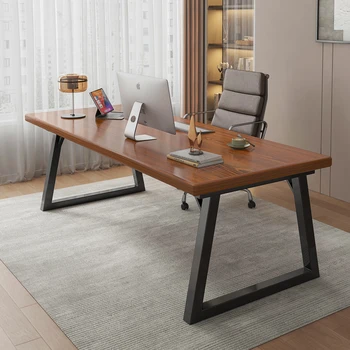 Számítógép Asztal Asztali Irodai Asztal Egyszerű, Modern Otthon Íróasztal Fény Luxus Dupla Táblázat